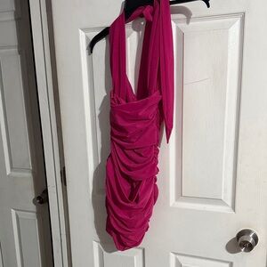 Forever 21 Pink Halter Mini Dress